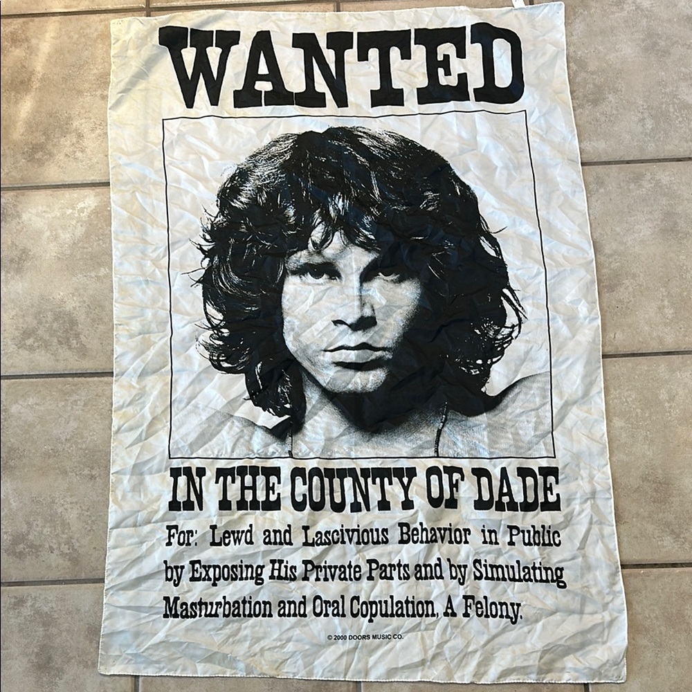 The Doors Jim Morrison Wall Flag